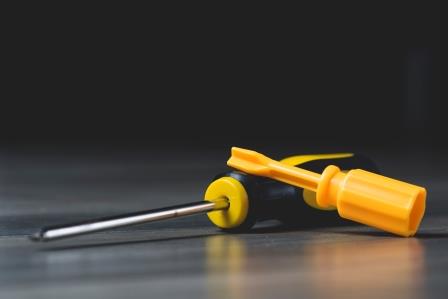 close-up two screwdrivers