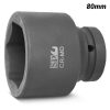 IMPACT SOCKET 1"DR× 80 - WERT